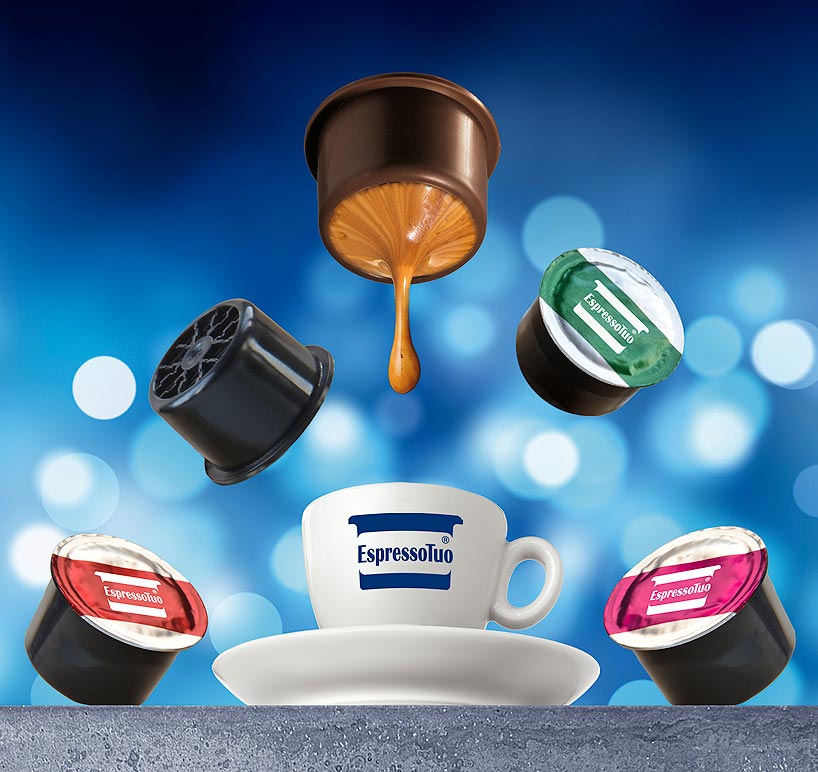 Immagine digitale tazzina caffe