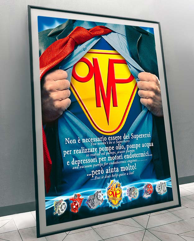 Poster con supereroe